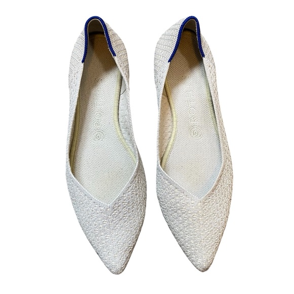 Rothy's Shoes - Rothy's The Points Salt Honeycomb Slip On Casual Flats size 9